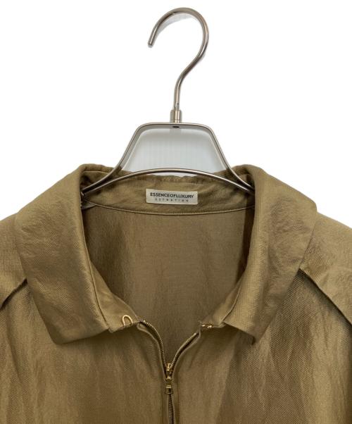 ESTNATION ESSENCEOFLUXURY（エストネーション）ESTNATION ESSENCEOFLUXURY (エストネーション) スリーブボリュームブルゾン ゴールド サイズ:Freeの古着・服飾アイテム