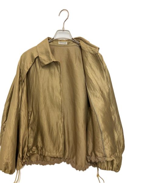 ESTNATION ESSENCEOFLUXURY（エストネーション）ESTNATION ESSENCEOFLUXURY (エストネーション) スリーブボリュームブルゾン ゴールド サイズ:Freeの古着・服飾アイテム