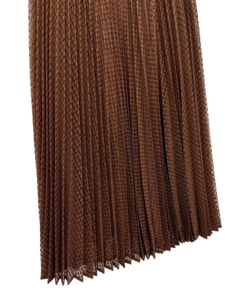 Max Mara Studio（マックスマーラ ストゥディオ）MAX MARA STUDIO (マックスマーラ ストゥディオ) RIMINI  レーススカート ブラウン サイズ:SIZE36 未使用品の古着・服飾アイテム