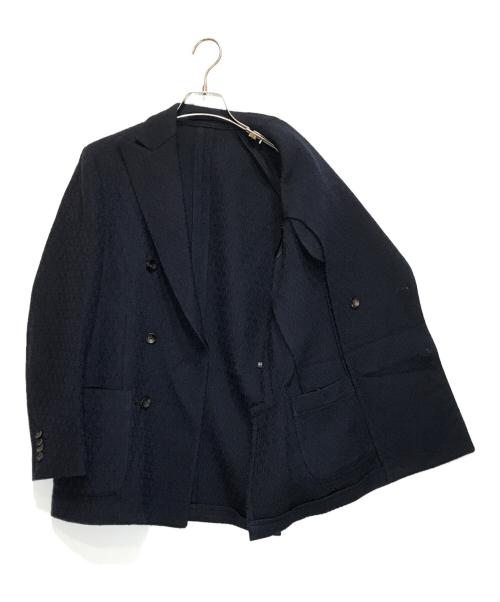LARDINI（ラルディーニ）LARDINI (ラルディーニ) ウール3Bテーラードジャケット ネイビー サイズ:42の古着・服飾アイテム