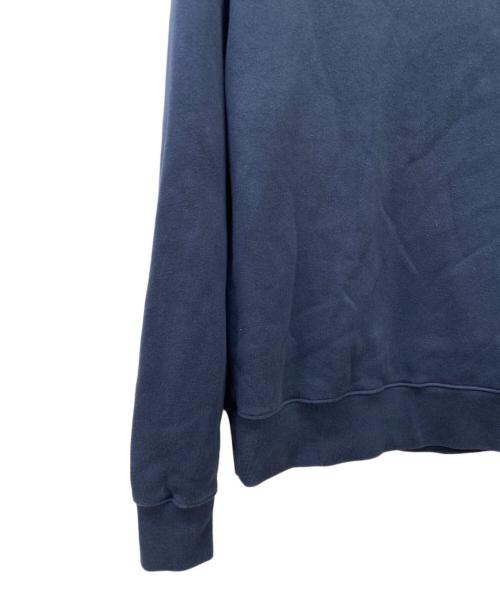 maison kitsune（メゾンキツネ）maison kitsune (メゾンキツネ) フォックス パッチ スウェットシャツ ネイビー サイズ:Sの古着・服飾アイテム