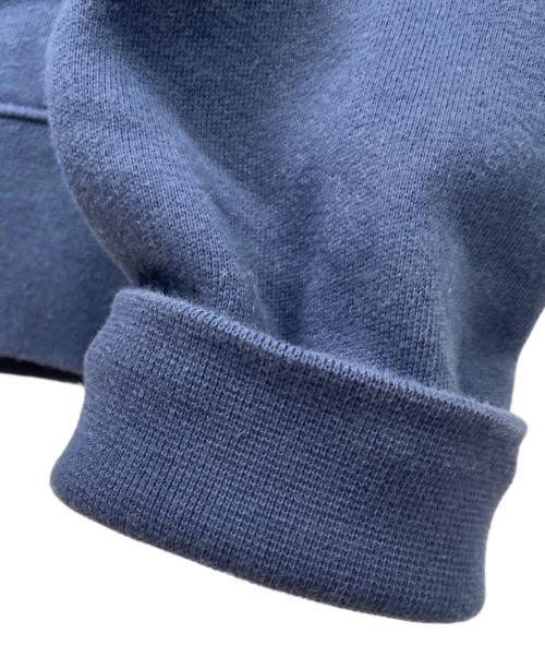 maison kitsune（メゾンキツネ）maison kitsune (メゾンキツネ) フォックス パッチ スウェットシャツ ネイビー サイズ:Sの古着・服飾アイテム