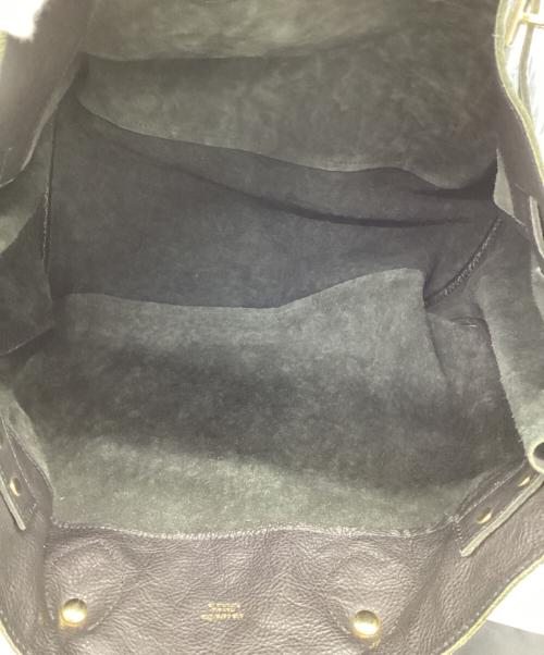 SITA PARANTICA（シータパランティカ）SITA PARANTICA (シータパランティカ) レザートートバッグL ブラックの古着・服飾アイテム