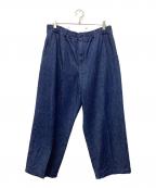 FARAHファーラー）の古着「Easy Wide Tapered Pants」｜ブルー