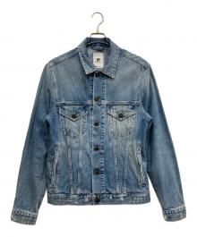 PT TORINO（ピーティートリノ）の古着「ユーズド加工デニムジャケット」｜インディゴ