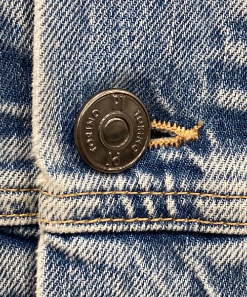 PT TORINO（ピーティートリノ）PT TORINO (ピーティートリノ) ユーズド加工デニムジャケット インディゴ サイズ:54の古着・服飾アイテム