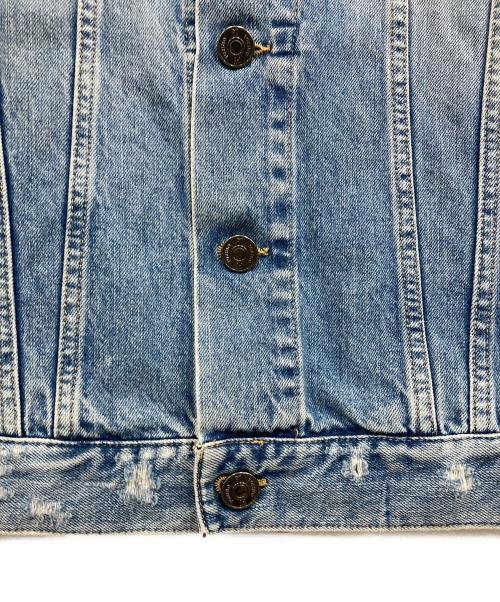 PT TORINO（ピーティートリノ）PT TORINO (ピーティートリノ) ユーズド加工デニムジャケット インディゴ サイズ:54の古着・服飾アイテム