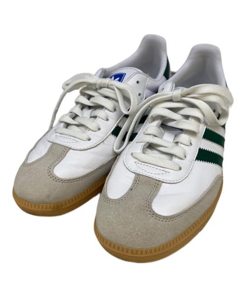 adidas（アディダス）adidas (アディダス) Samba OG ホワイト×グリーン サイズ:27の古着・服飾アイテム