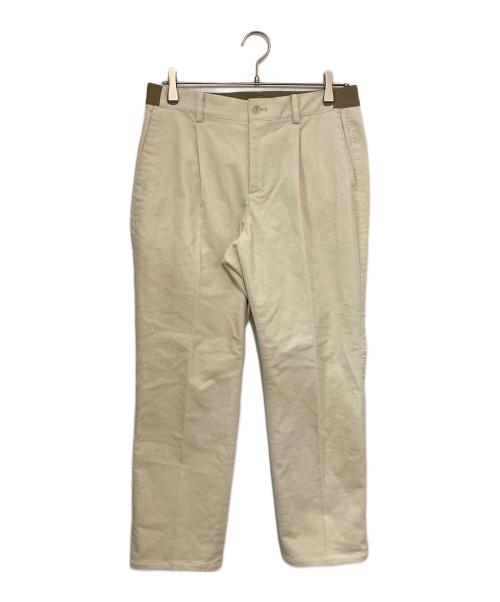 NUMBER M（ナンバーエム）NUMBER M (ナンバーエム) ストレッチ コーデュロイ パンツ アイボリー サイズ:48の古着・服飾アイテム