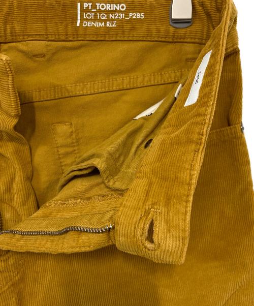PT TORINO（ピーティートリノ）PT TORINO (ピーティートリノ) コーデュロイパンツ イエロー サイズ:32の古着・服飾アイテム