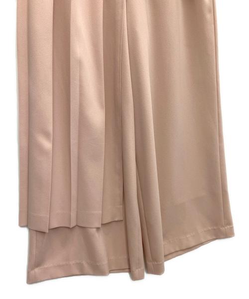 Pinky & Dianne（ピンキーアンドダイアン）Pinky & Dianne (ピンキーアンドダイアン) プリーツレイヤードパンツ ピンク サイズ:SIZE34の古着・服飾アイテム