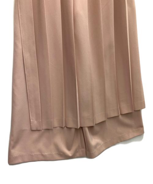 Pinky & Dianne（ピンキーアンドダイアン）Pinky & Dianne (ピンキーアンドダイアン) プリーツレイヤードパンツ ピンク サイズ:SIZE34の古着・服飾アイテム