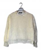 UNDERCOVERアンダーカバー）の古着「切替ファープルオーバー スウェット」｜ホワイト