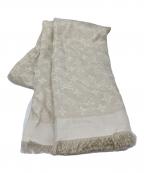 LOUIS VUITTONルイ ヴィトン）の古着「ショール・モノグラム シャイン」｜アイボリー