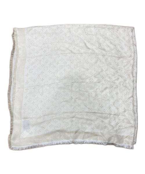 LOUIS VUITTON（ルイ ヴィトン）LOUIS VUITTON (ルイ ヴィトン) ショール・モノグラム シャイン アイボリーの古着・服飾アイテム