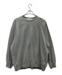 Graphpaper（グラフペーパー）の古着「Ultra Compact Terry Crew NecK Sweater」｜グレー