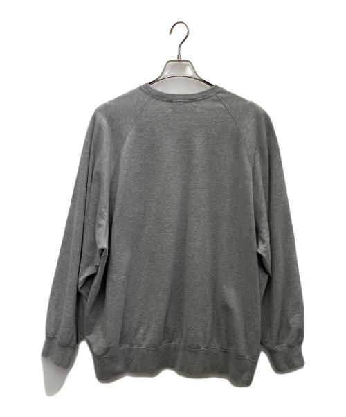 Graphpaper（グラフペーパー）Graphpaper (グラフペーパー) Ultra Compact Terry Crew NecK Sweater グレー サイズ:Fの古着・服飾アイテム