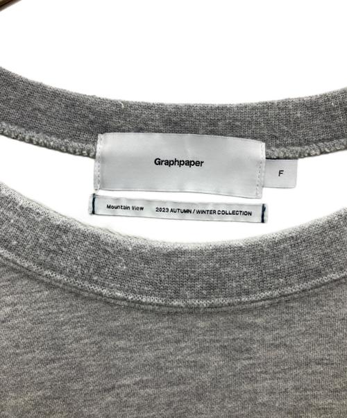 Graphpaper（グラフペーパー）Graphpaper (グラフペーパー) Ultra Compact Terry Crew NecK Sweater グレー サイズ:Fの古着・服飾アイテム