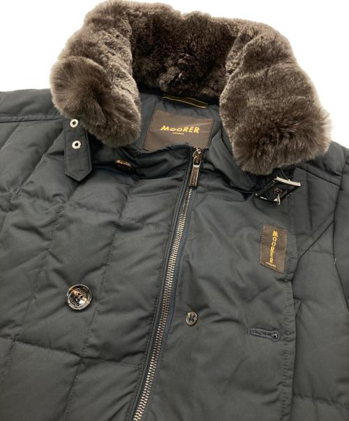MOORER（ムーレー）MOORER (ムーレー) MORRIS-KM ダブルブレスト ダウンコート ネイビー サイズ:44の古着・服飾アイテム
