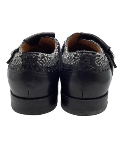 BARBANERA（バルバネッラ）BARBANERA (バルバネッラ) キルトタッセル シングルモンクシューズ ブラック サイズ:6の古着・服飾アイテム
