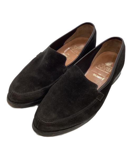 Crockett & Jones（クロケット＆ジョーンズ）Crockett & Jones (クロケット＆ジョーンズ) BEAMS F (ビームスエフ) GAVIN スエード エプロンフロントローファー ダークブラウン サイズ:-の古着・服飾アイテム