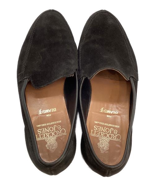 Crockett & Jones（クロケット＆ジョーンズ）Crockett & Jones (クロケット＆ジョーンズ) BEAMS F (ビームスエフ) GAVIN スエード エプロンフロントローファー ダークブラウン サイズ:-の古着・服飾アイテム