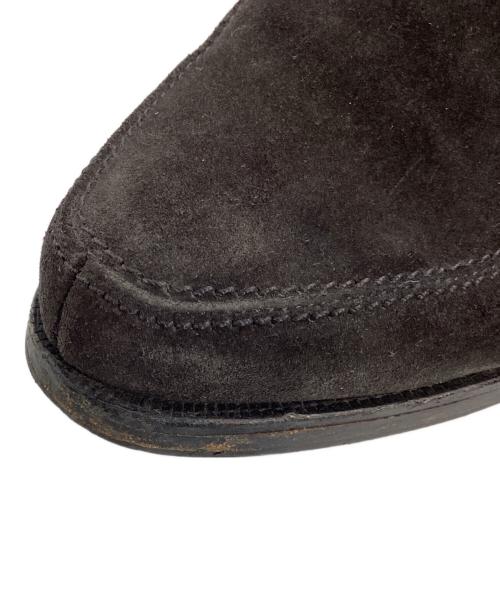 Crockett & Jones（クロケット＆ジョーンズ）Crockett & Jones (クロケット＆ジョーンズ) BEAMS F (ビームスエフ) GAVIN スエード エプロンフロントローファー ダークブラウン サイズ:-の古着・服飾アイテム