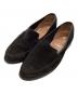 Crockett & Jones（クロケット＆ジョーンズ）の古着「GAVIN スエード エプロンフロントローファー」｜ダークブラウン