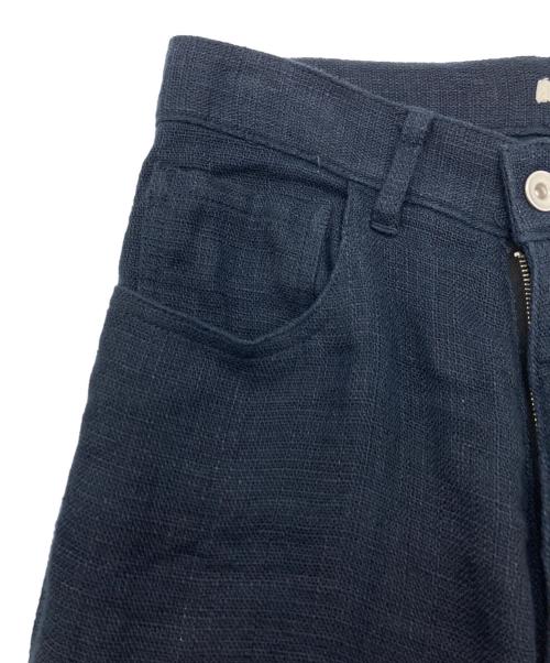 AURALEE（オーラリー）AURALEE (オーラリー) LINEN DOUBLE FACE 5P PANTS / リネン ダブル フェイス 5P パ ンツ ネイビーの古着・服飾アイテム