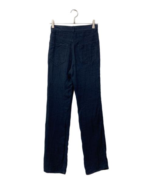 AURALEE（オーラリー）AURALEE (オーラリー) LINEN DOUBLE FACE 5P PANTS / リネン ダブル フェイス 5P パ ンツ ネイビーの古着・服飾アイテム