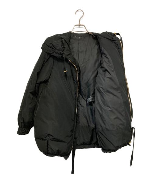 BLENHEIM（ブレンヘイム）BLENHEIM (ブレンヘイム) ルーズフィットミドルダウンコート ブラック サイズ:ＸＳの古着・服飾アイテム