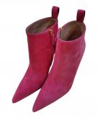 GUCCIグッチ）の古着「アンクルブーツ」｜ピンク