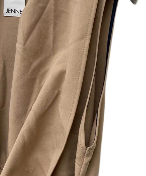 JENNE（ジェンヌ）JENNE (ジェンヌ) ショールカラーオードリーロングジレ ベージュ サイズ:Sの古着・服飾アイテム