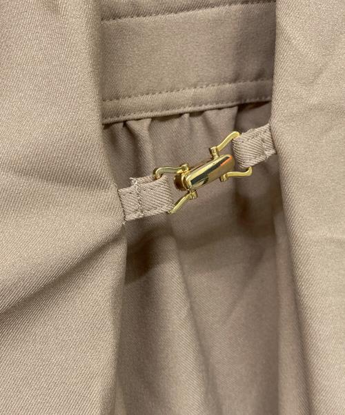 JENNE（ジェンヌ）JENNE (ジェンヌ) ショールカラーオードリーロングジレ ベージュ サイズ:Sの古着・服飾アイテム