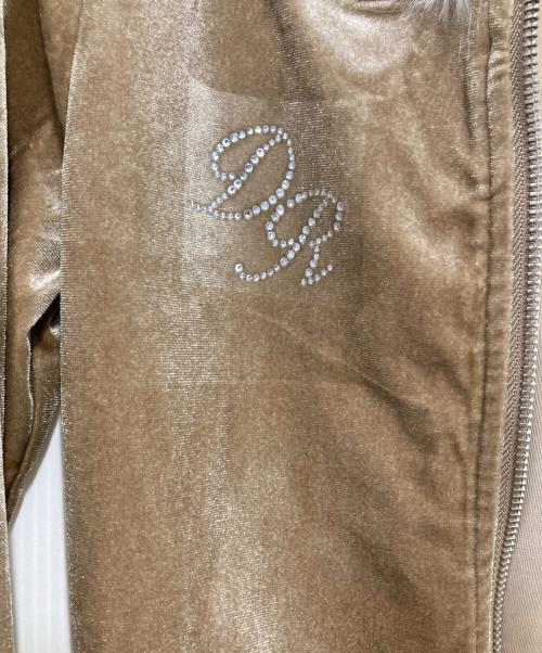 darich（ダーリッチ）darich (ダーリッチ) ウィンターベロアパンツセットアップ ベージュ サイズ:ＦＲＥＥ 未使用品の古着・服飾アイテム