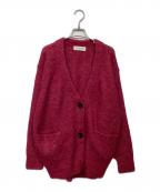 SAYAKA DAVISサヤカ デイヴィス）の古着「モヘアウールコクーンニットカーディガンPKT201-MK」｜ピンク