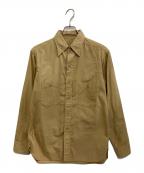 BUTCHER PRODUCTSブッチャープロダクツ）の古着「ワークシャツ」｜ベージュ