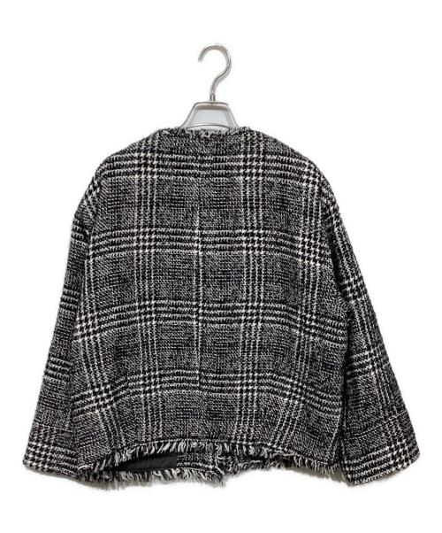 Mystrada（マイストラーダ）Mystrada (マイストラーダ) ツイーディーチェックジャケット　33344980 ブラック サイズ:38の古着・服飾アイテム