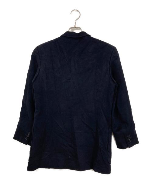 HERMES（エルメス）HERMES (エルメス) カシミヤ2Bジャケット ダークネイビー サイズ:40の古着・服飾アイテム