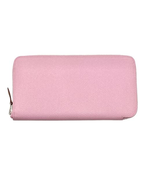 HERMES（エルメス）HERMES (エルメス) アザップロングシルクイン/長財布 ピンクの古着・服飾アイテム