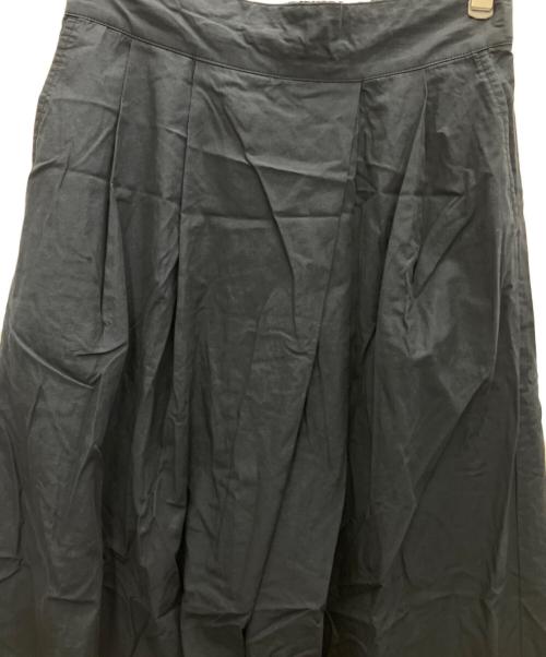 journal standard luxe（ジャーナルスタンダード ラックス）journal standard luxe (ジャーナルスタンダード ラックス) ミリタリークロス タックワイドパンツ ネイビー サイズ:Sの古着・服飾アイテム