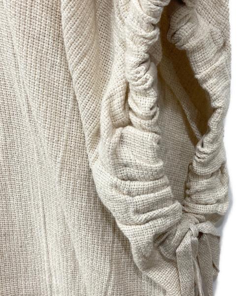 かぐれ（カグレ）かぐれ (カグレ) ギャザースリーブチュニック アイボリー サイズ:Freeの古着・服飾アイテム