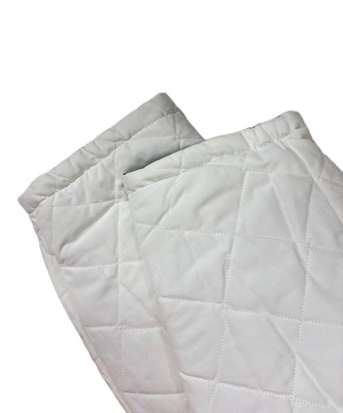 LAVENHAM（ラベンハム）LAVENHAM (ラベンハム) L'ECHOPPE (レショップ) 別注 リバーシブルキルティングジャケット ブルー×ホワイト サイズ:Lの古着・服飾アイテム