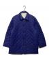 LAVENHAM（ラベンハム）の古着「別注 リバーシブルキルティングジャケット」｜ブルー×ホワイト