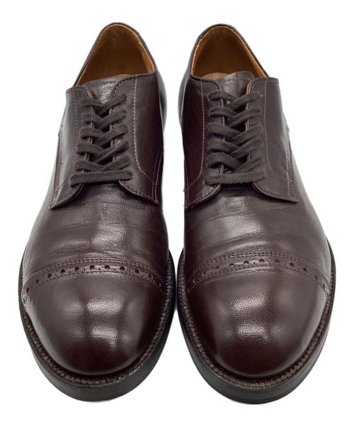 Alden（オールデン）Alden (オールデン) CAP TOE DRESS SHOES ブラウン サイズ:9の古着・服飾アイテム