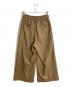 HYKE (ハイク) FLANNEL WIDE LEG PANTS ブラウン サイズ:2：5000円