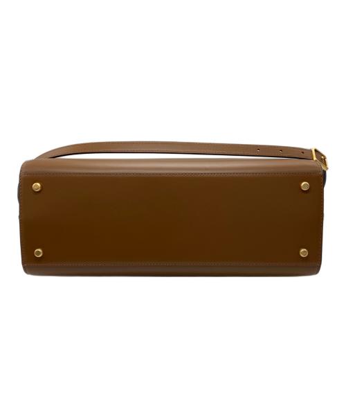 TORY BURCH（トリーバーチ）TORY BURCH (トリーバーチ) エレノアサッチェルショルダーバッグ ブラウンの古着・服飾アイテム