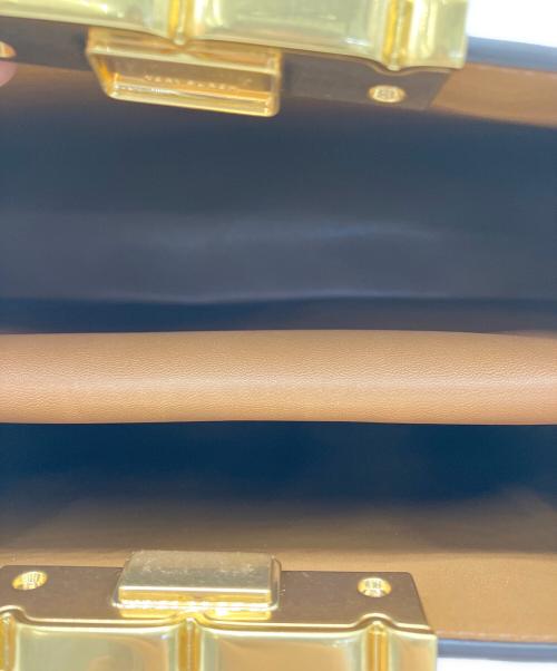 TORY BURCH（トリーバーチ）TORY BURCH (トリーバーチ) エレノアサッチェルショルダーバッグ ブラウンの古着・服飾アイテム