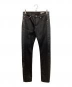 ALEXANDER McQUEENアレキサンダーマックイーン）の古着「デニムパンツ」｜ブラック