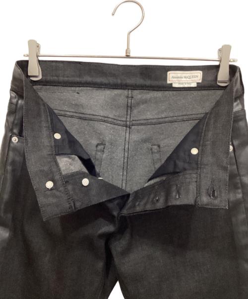 ALEXANDER McQUEEN（アレキサンダーマックイーン）ALEXANDER McQUEEN (アレキサンダーマックイーン) デニムパンツ ブラック サイズ:46の古着・服飾アイテム